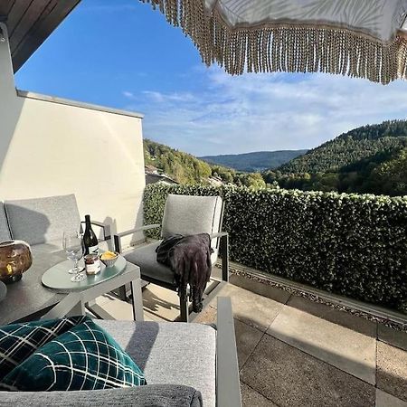 Apartmán Wohnen Im Schwarzwald Mit Panoramablick Bad Herrenalb Exteriér fotografie